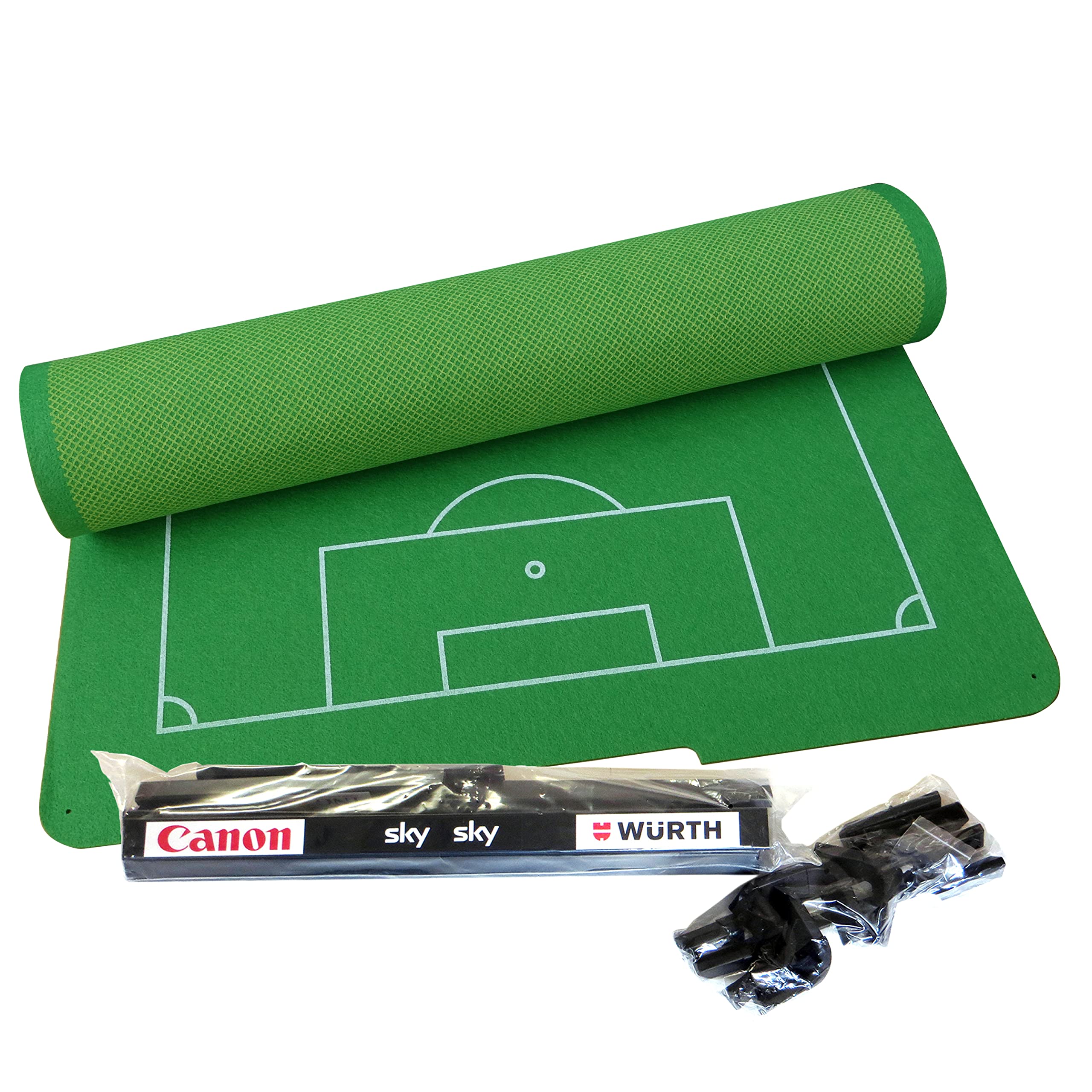 TIPP-KICK Cup Pitch 108x71 cm with Border Accessories I Table Football Game Cup Game Set I Spare Parts I Felt Playing Field Border