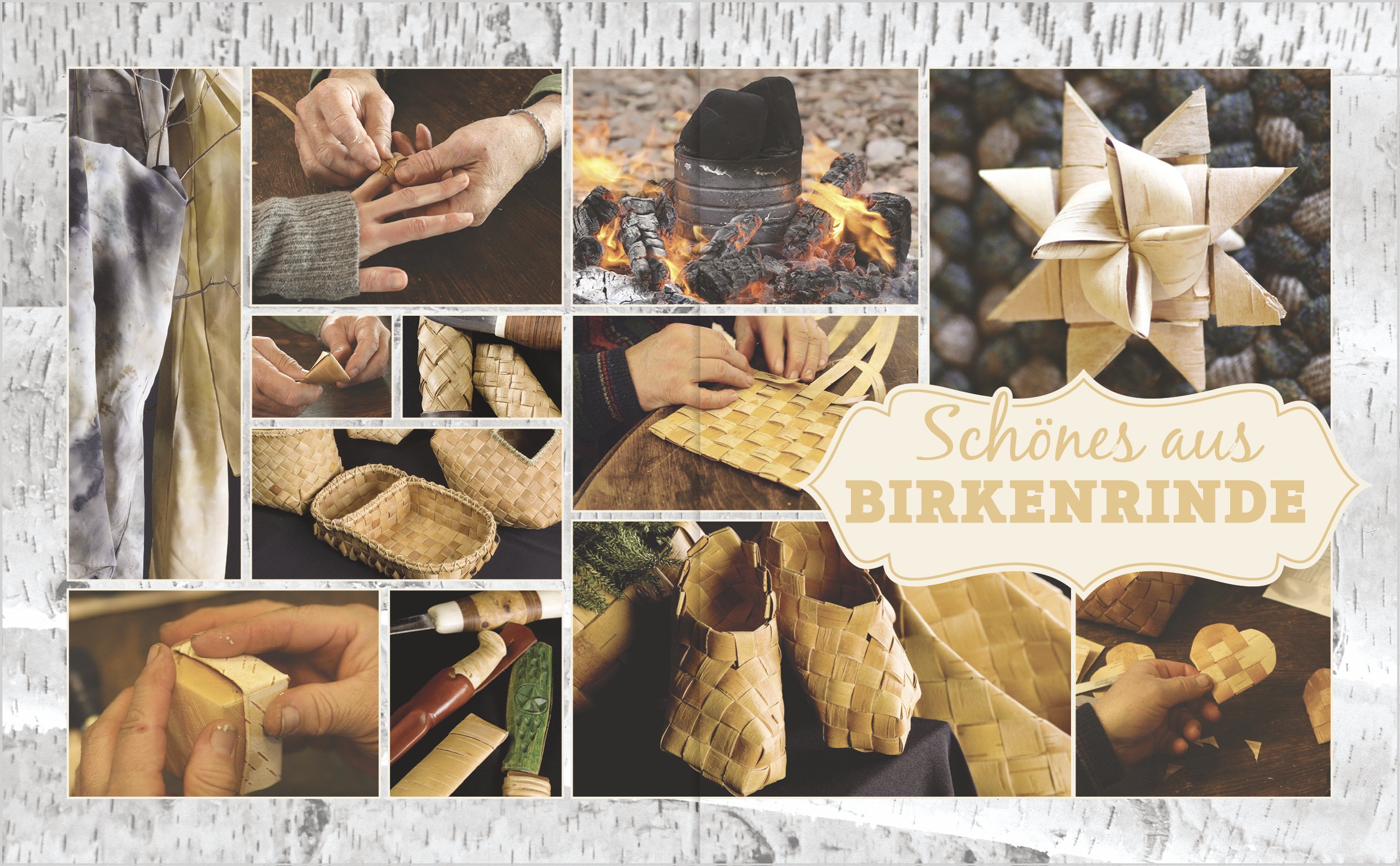 Basteln mit Birkenholz und Birkenrinde: 20 kreative Schritt-für-Schritt-Projekte für den Alltag