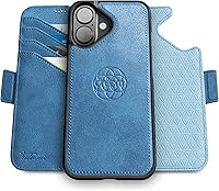 Vista 89 de Dreem Fibonacci - Funda tipo cartera para iPhone 14 Plus Funda desmontable de piel vegana 2 en 1 con soporte integrado, soporte para tarjetas