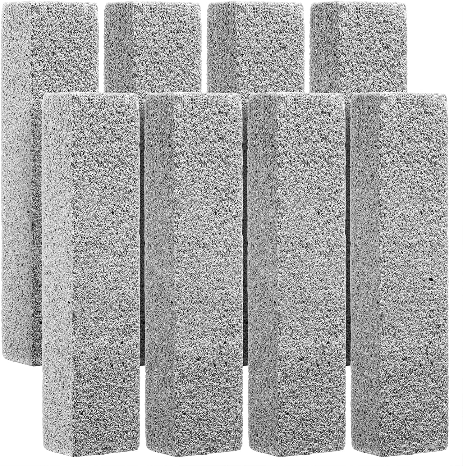 8 Pack Pumice Stone Toilet Bowl Cleaner for Hard Water Rings