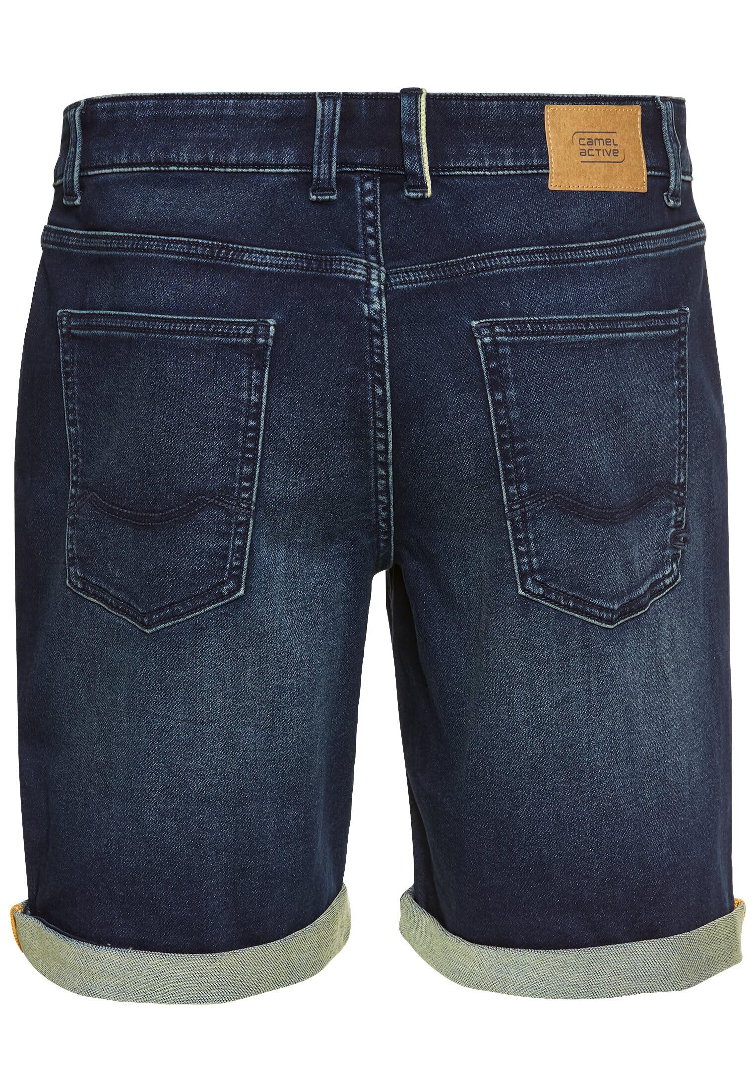 camel active Herren fleXXXactive® Jeansshorts im Regular Fit