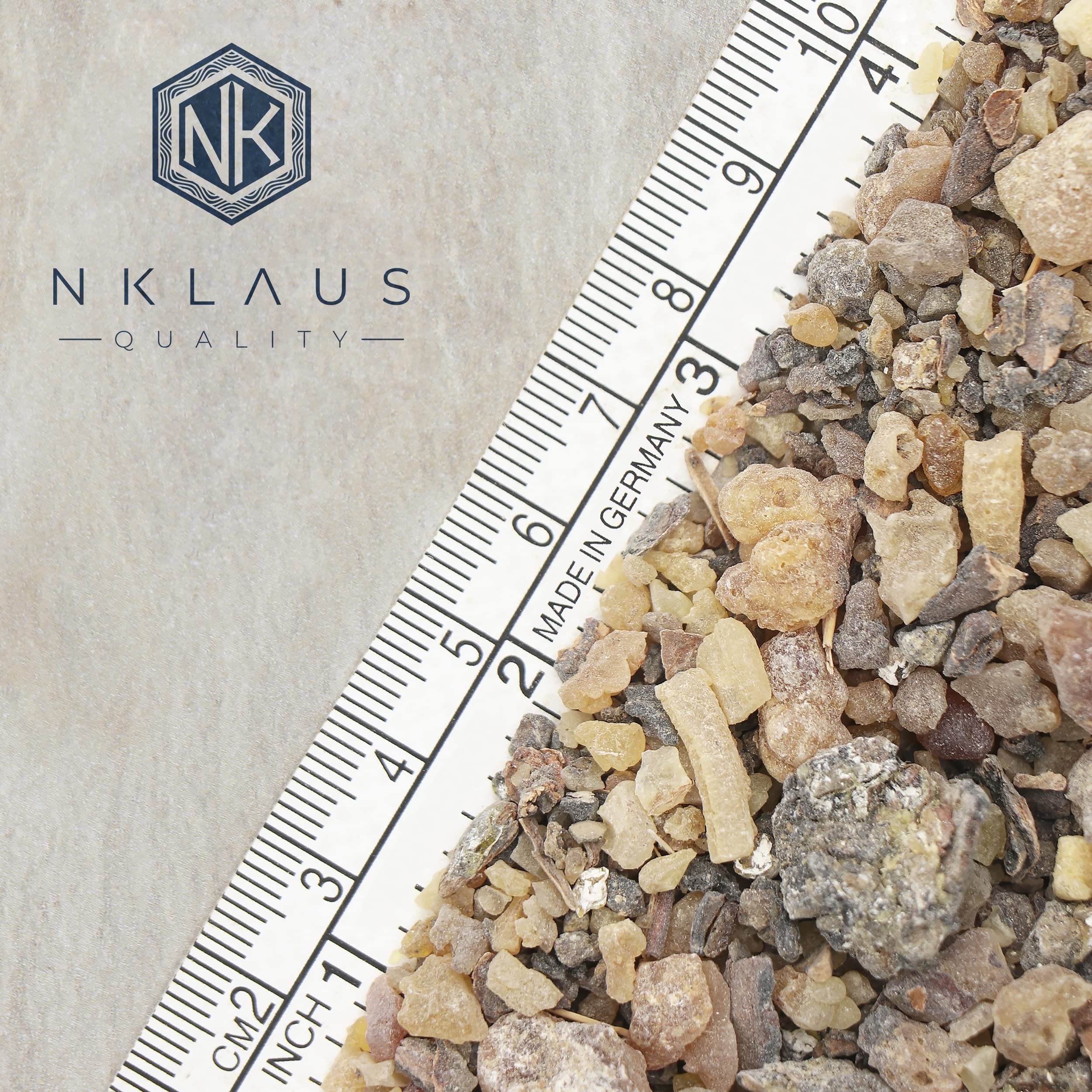 NKlaus Räucherwerk Myrrhe aus Peru, Premium naturreine Harze, 1kg, 1 Stück | für Räuchern; Gewicht: 1kg