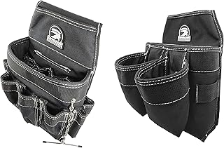 Professional Electrian's Tool and Fastener Pouch Set (Tool Belt Ready)