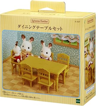 Japan Toy Award 2022 Character Toy Division Excellence Award Sylvanian Family, Ha, 51 & Sylvanian Family, Dining Table Set, Ca-421 Purchase Set