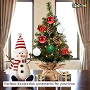 Toyshine 15Pc Decorative Christmas Ornament Combo Pack Balls Pinecones and Gift Boxes Hanging Décor for Xmas Tree Home and Party Celebration gallery image