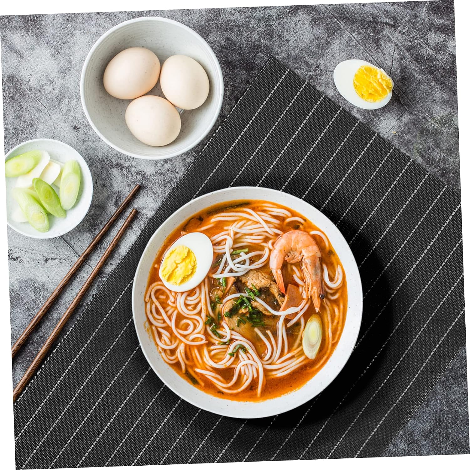 Zerodeko 6pcs Table Placemats Kitchen PVC Mats Bottle Mats Decorative and for Home