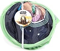 Vista 5 de Jay Franco Star Wars The Mandalorian The Child Cesta Emergente para Ropa Sucia - Cesta/Bolsa de Malla para Lavandería con Asas Duraderas - Presenta