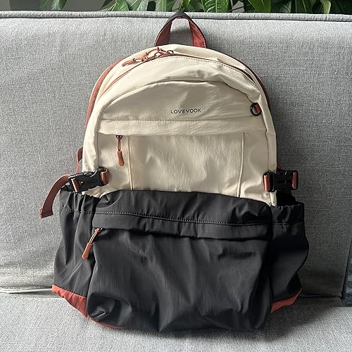 LOVEVOOK Laptop Backpack for Women 15.6 Inch Laptop Bag, Fashion Waterproof Backpacks Teacher Nurse Stylish Travel Bags Vintage Daypacks for College