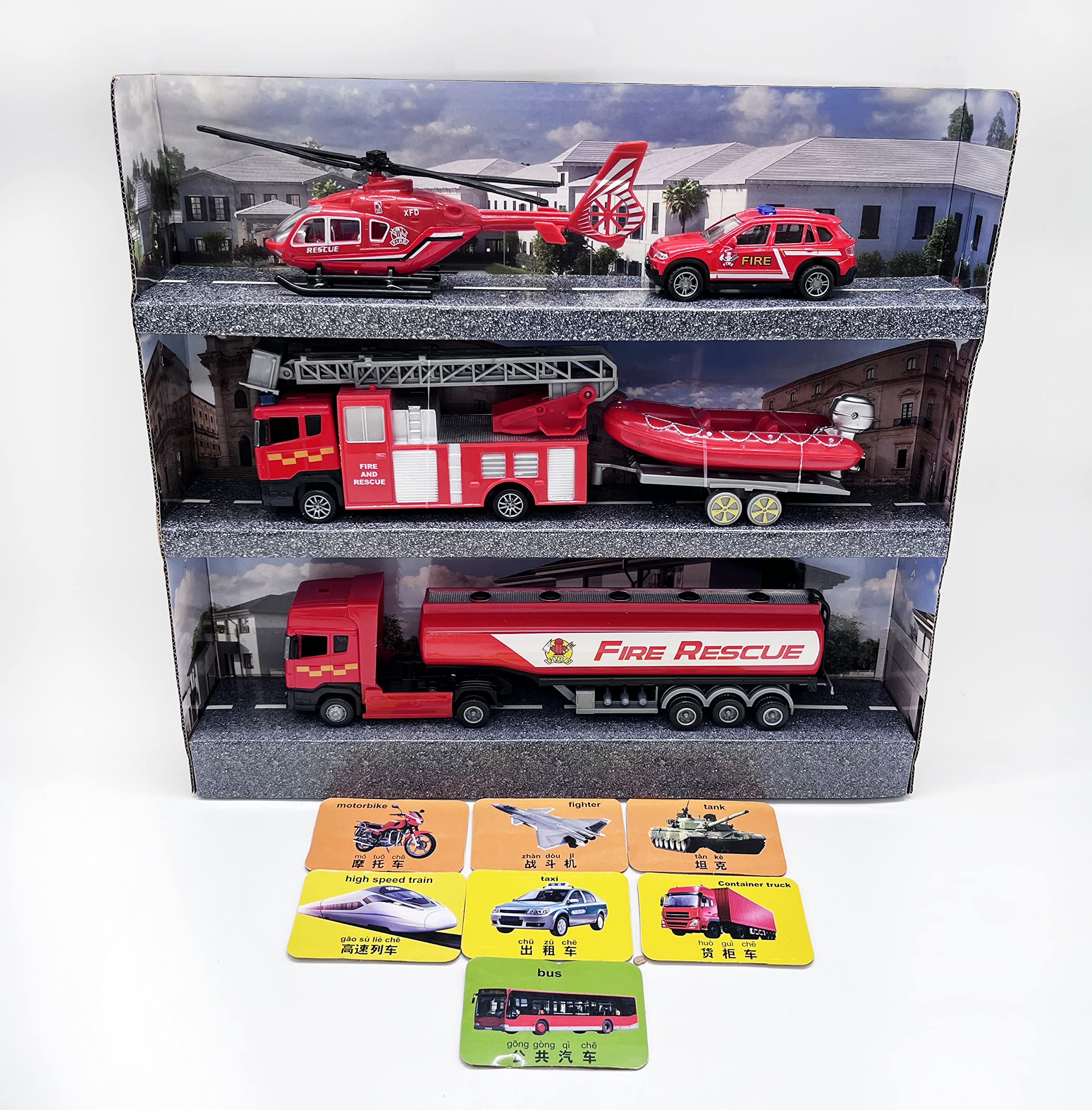 Buy Flex Die CAST Fire And Rescue Vehicles (Fire Engine, Water tank