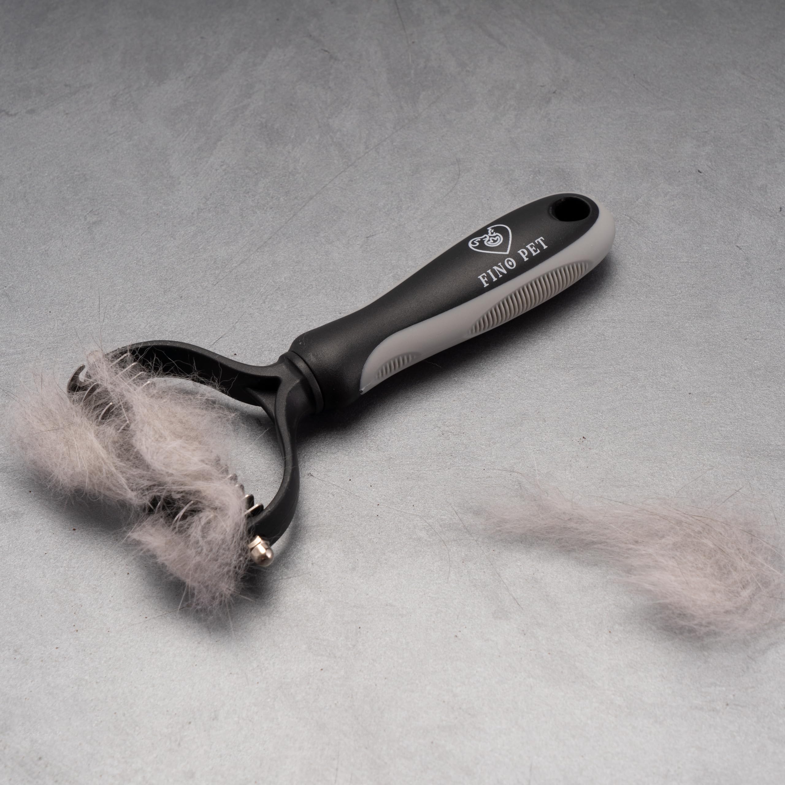 Unterfellbürste Für Hunde & Katzen - 2-in-1 Entfilzungskamm 17/9 Zähne 17,5x9,5cm