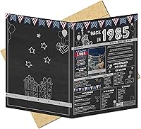 Vista 10 de Tarjeta de cumpleaños número 97, tarjeta jumbo de feliz cumpleaños para hombres o mujeres nacidos en 1928, regalos divertidos grandes para papás