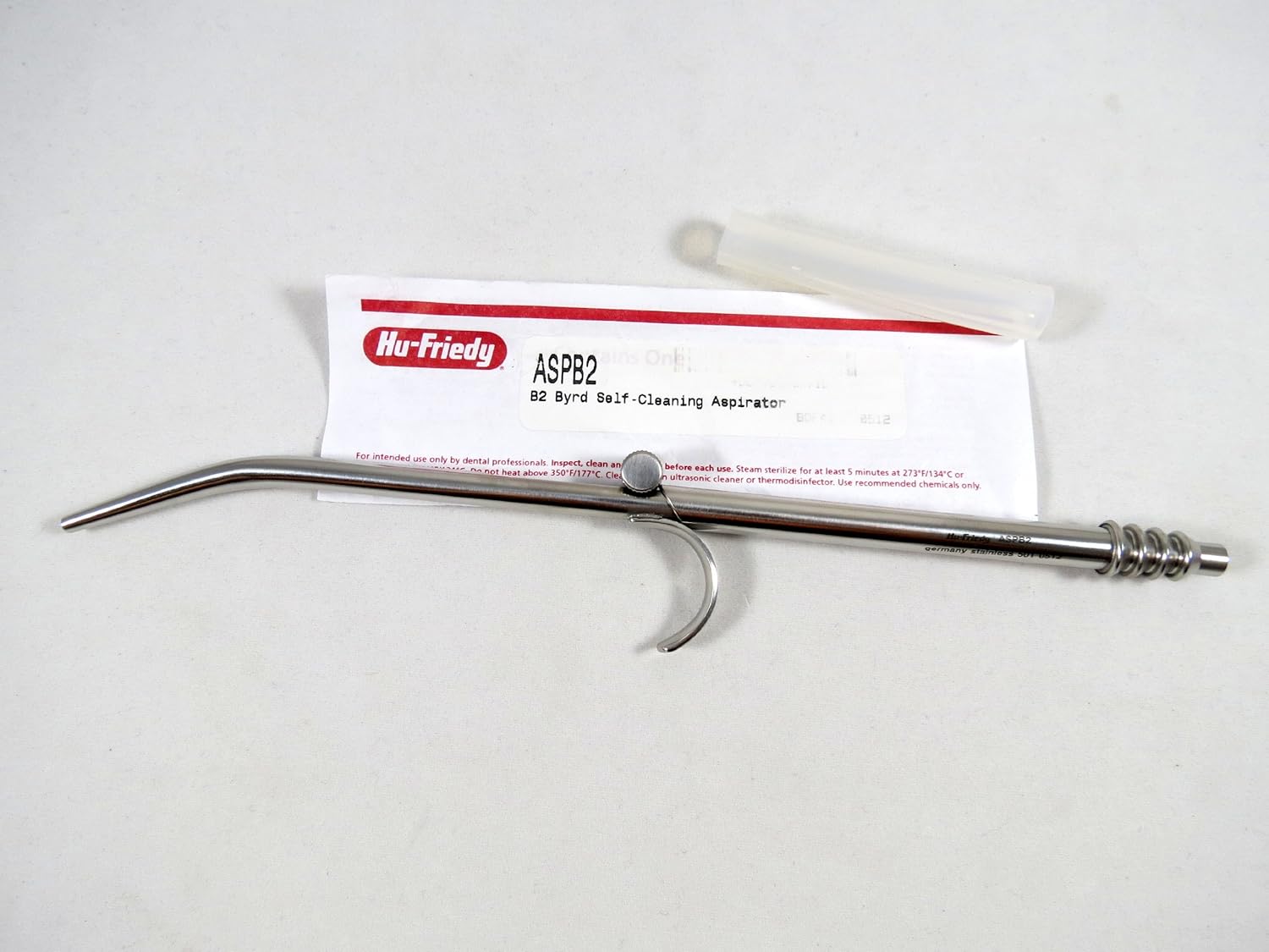 Hu-Friedy ASPB2 B2 Byrd Self-Cleaning Aspirator, 2 mm : Health & Household