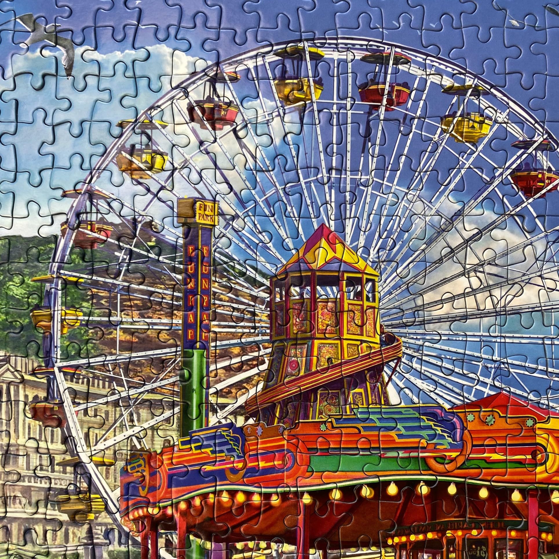 Gibsons Hastings Promenade - Rompecabezas De 1000 Piezas | Rompecabezas Sostenible De Nostalgia Costera Para Adultos Y Adolescentes | Tablero 100