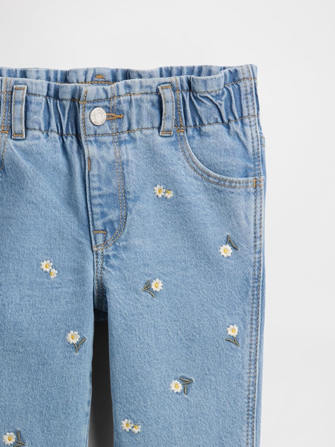 GAP Baby Girls' Embroiderd Denim Jean