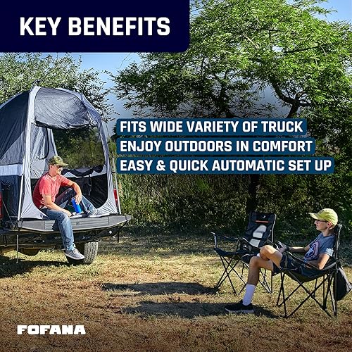 Miniatura 5 de FOFANA Truck Bed Tent Automatic Setup - Pickup Truck Tent for Mid & Full Size Camper Shell for Overland Camping Tailgate Gear Accessories  Patents