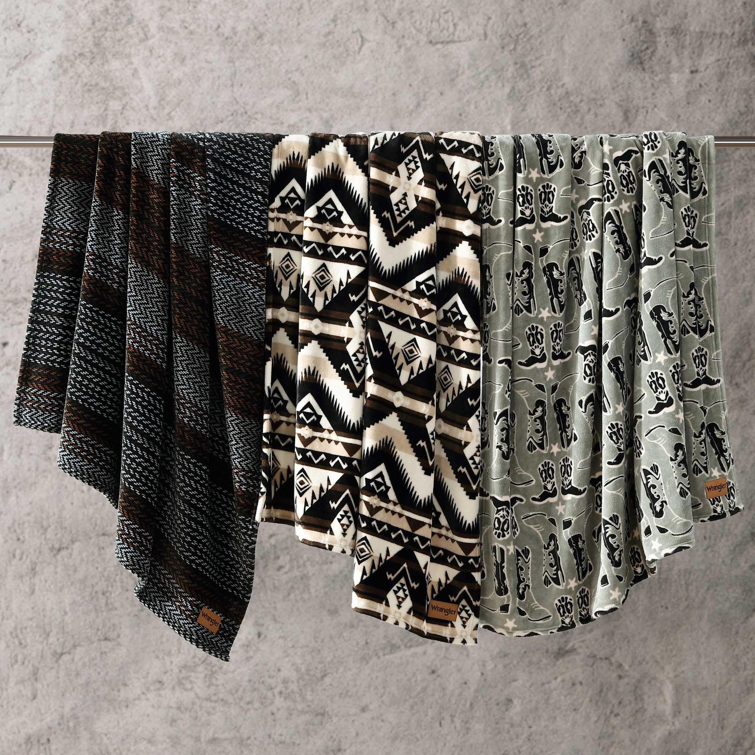 Wrangler, Throw Blanket, Soft Plush Fleece Bedding, Western Decor for Bed or Couch Yellowstone Inspired - Image 4