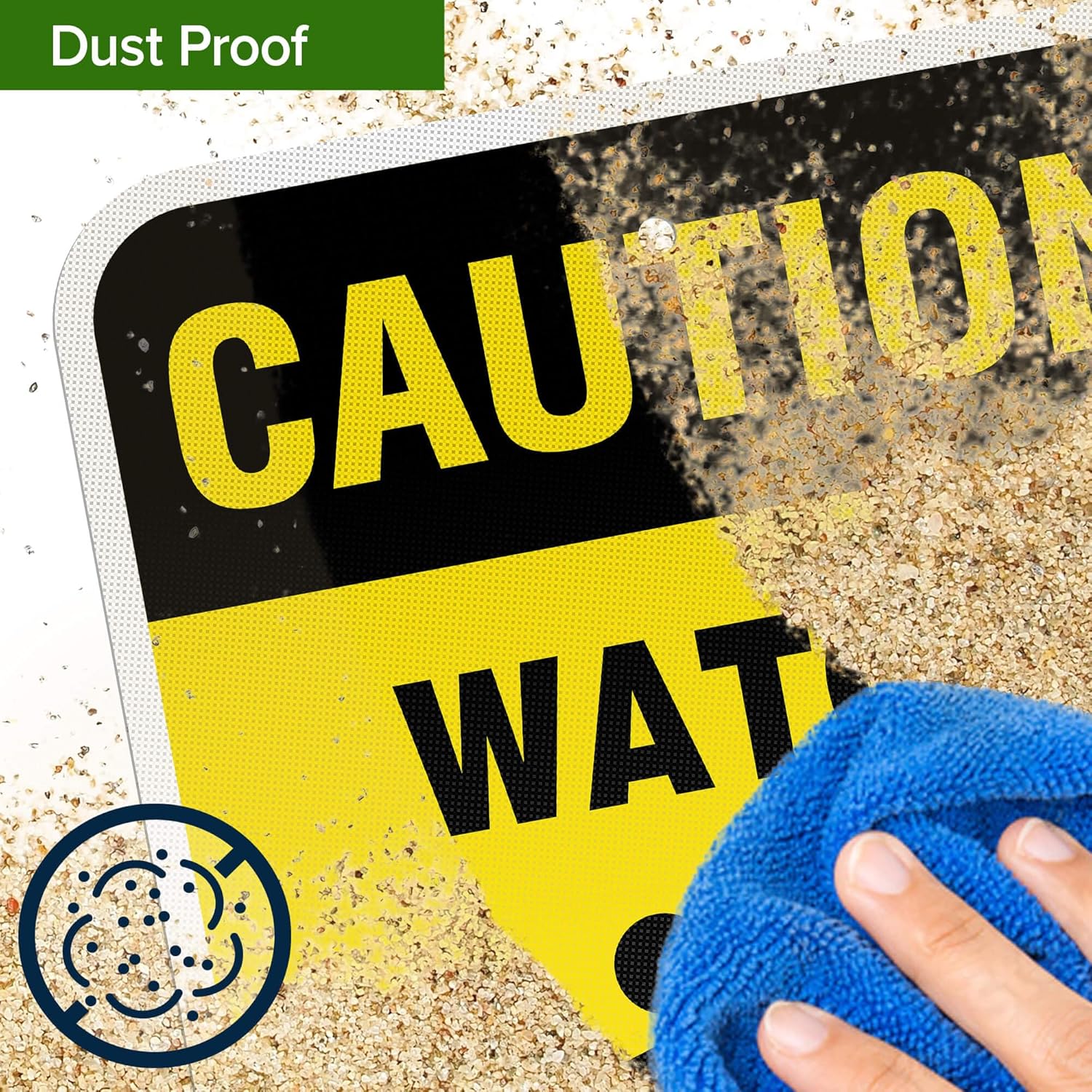 Caution Watch Your Step Sign, 12"x18" Aluminum Reflective, Indoor/Outdoor Use, USA MADE By My Sign Center