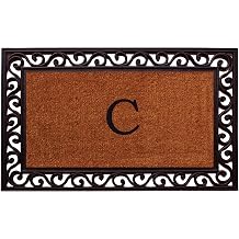 Calloway Mills 100061830C Rembrandt Monogram Doormat Letter C
