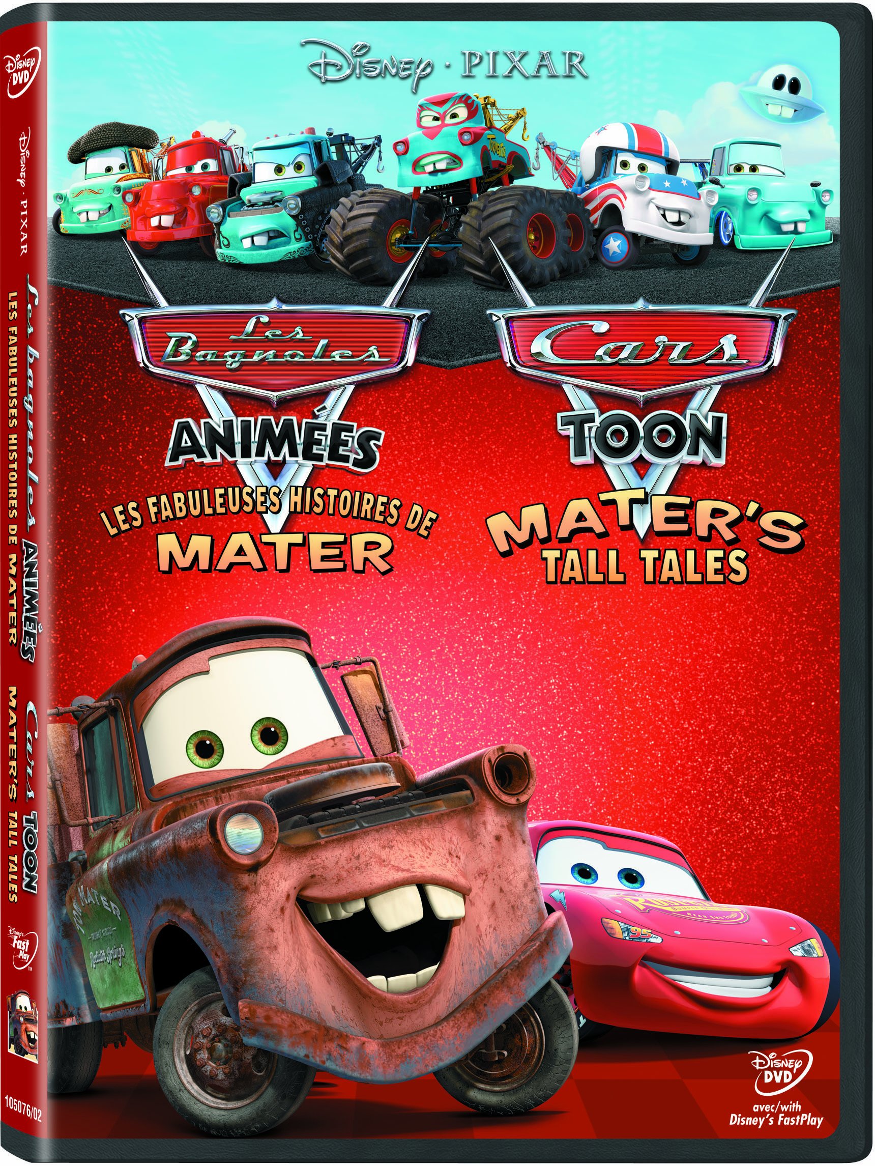 Les Bagnoles Animees: Les fabuleuses histoires de Mater / Cars Toon: Mater's Tall Tales (Bilingual) [DVD]