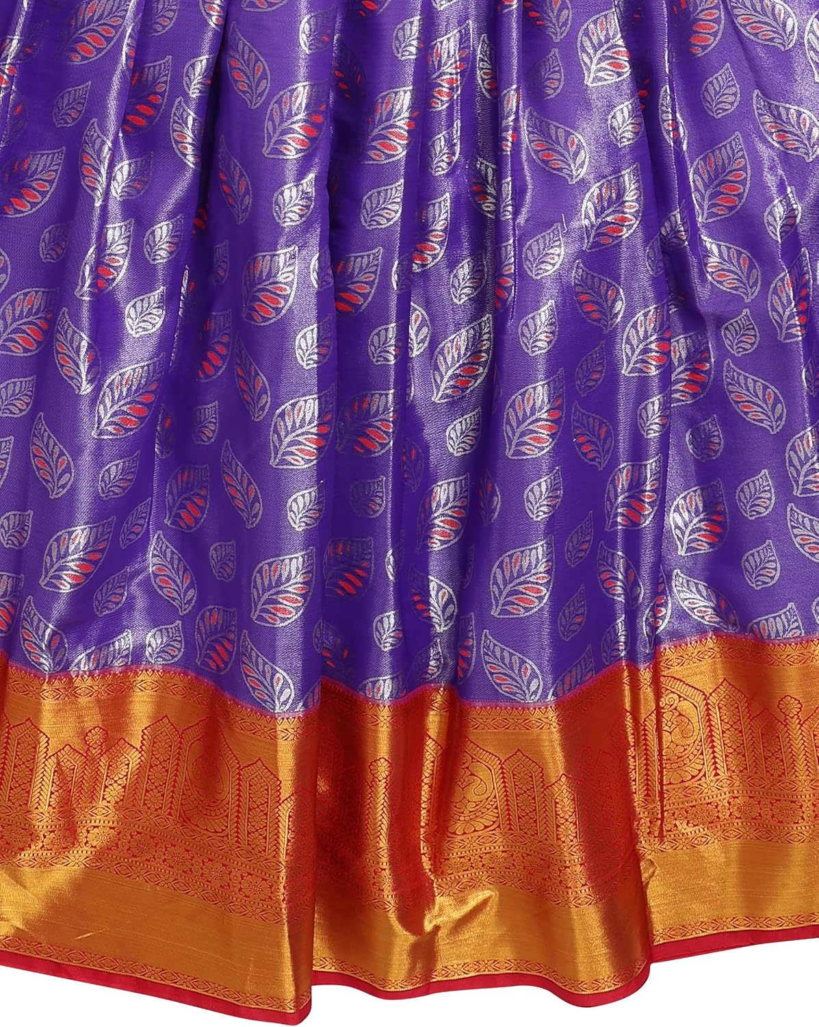 kaatru Thana Silk Girls Pavadai Set (D67) - Lehenga Choli (Prince Size Chart)