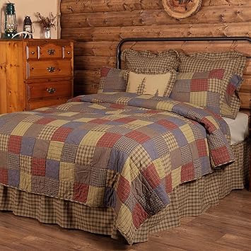 VHC Brands Cedar Ridge 3 Piece Quilt Set