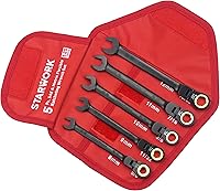 Vista 2 de STARWORK TRUE MECHANIC™ Juego de llaves de trinquete (5 piezas 120T FLX)