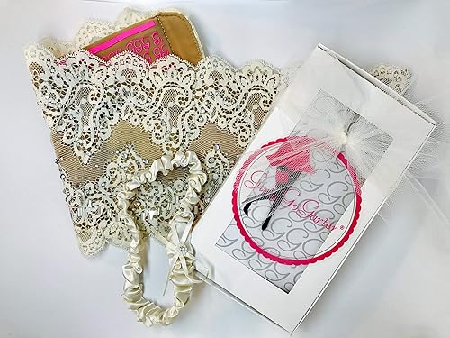 Miniatura 2 de GlitzyGoGarter Liga ajustable del bolsillo del lazo del silicón del agarrador de la tecnología del bolsillo femenino ir liga