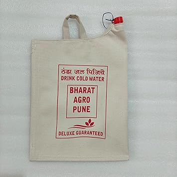 Bharat Agro Canvas Cold Water Bag 6 LTR I for Picnic, Tour, Journey, Outdoor Hiking Camping Water Bag