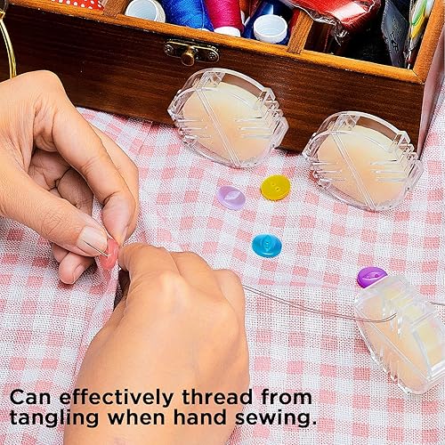 Miniatura 6 de Acondicionador de hilo de cera de abejas para hilo de coser, cera de abeja, acondicionador de hilo para acolchar, línea de fortalecimiento, cera de