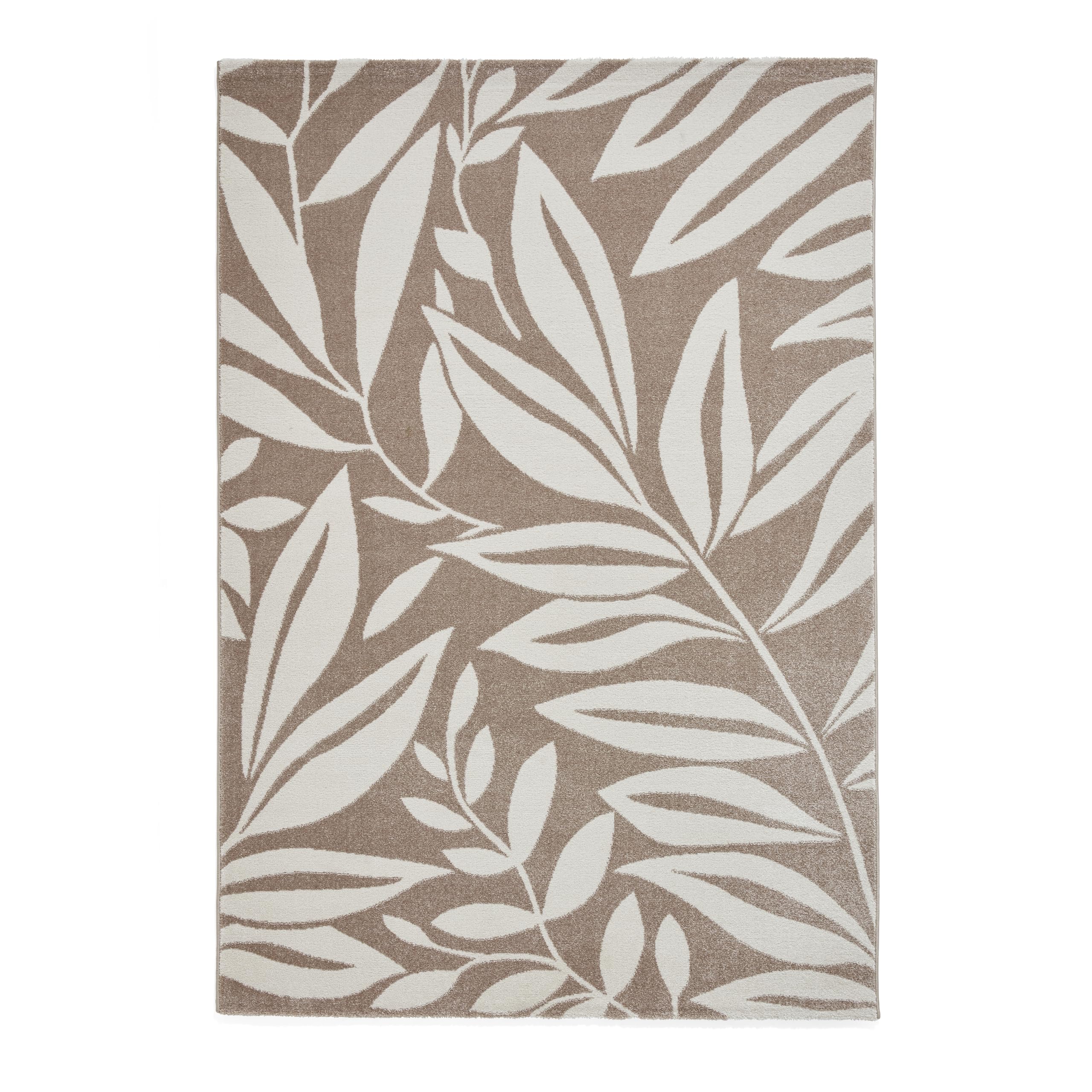 Think Rugs Catherine Lansfield Sorral Leaves Botanical Rug