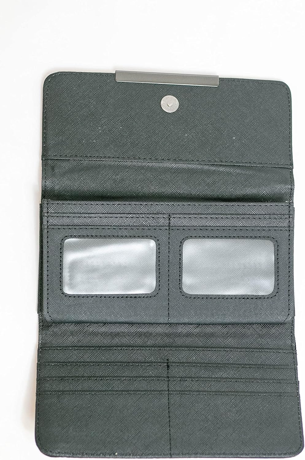 Cork Clutch Geometric Wallet Three Fold Minimalist Purse Slim Card Holder Eco Friendly Natural,Tan and Black