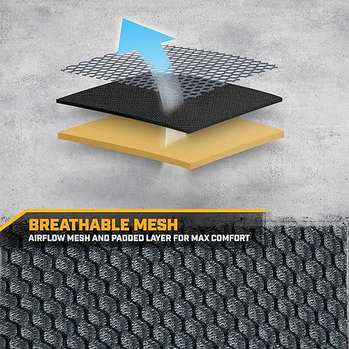 Miniatura 63 de CAT Flexfit Funda de asiento trasero negra para automóvil, SUV y camión - Material de lona duradero Fundas de asiento trasero de coche 60/40 Negro