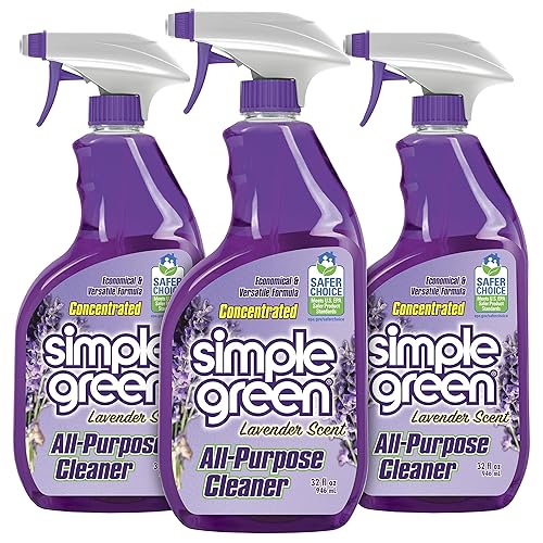 Simple Green Limpiador Multiusos, 32 onzas líquidas (paquete de 3), lavanda, 96 onzas líquidas