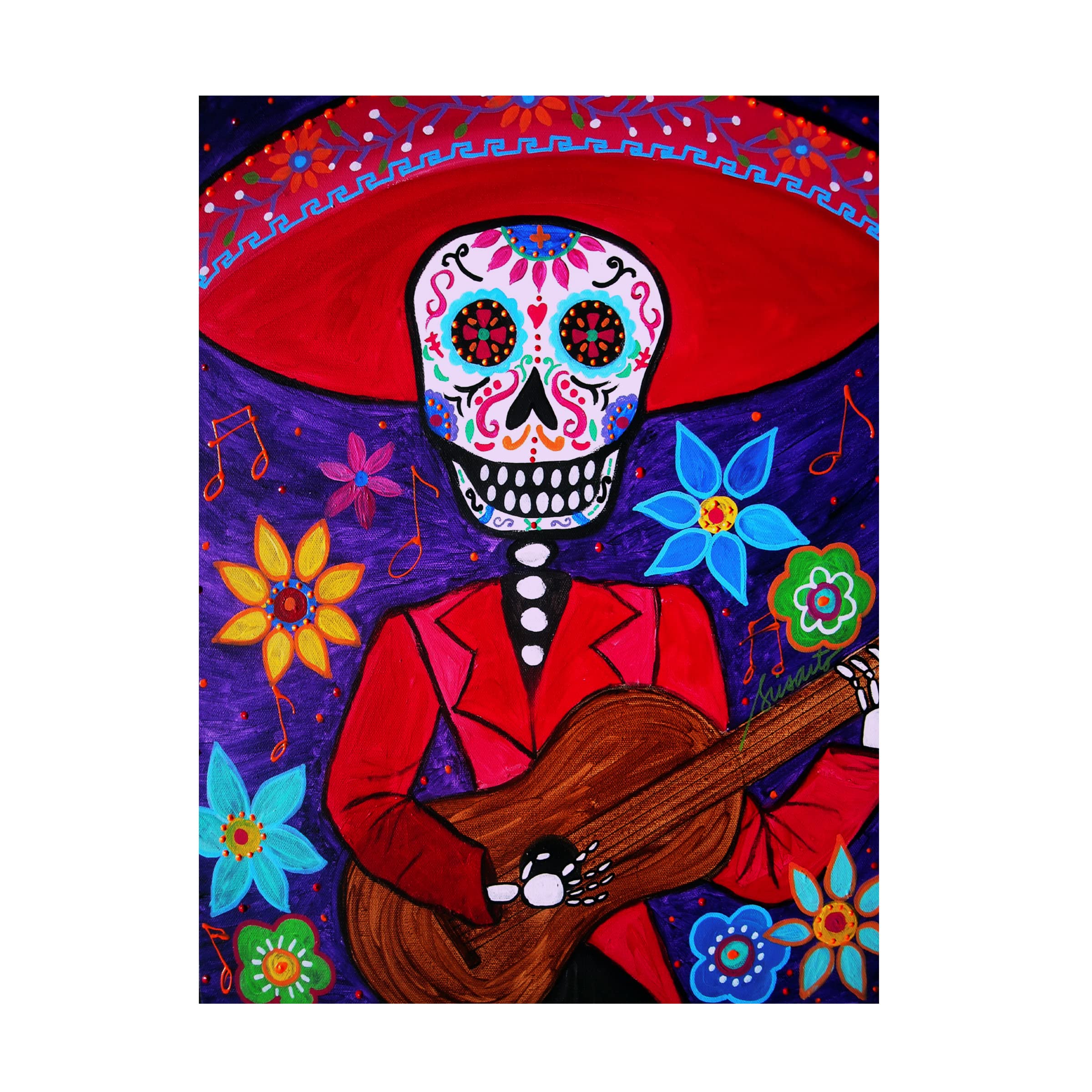 Trademark Fine Art 'Musico' Canvas Art by Prisarts 14x19