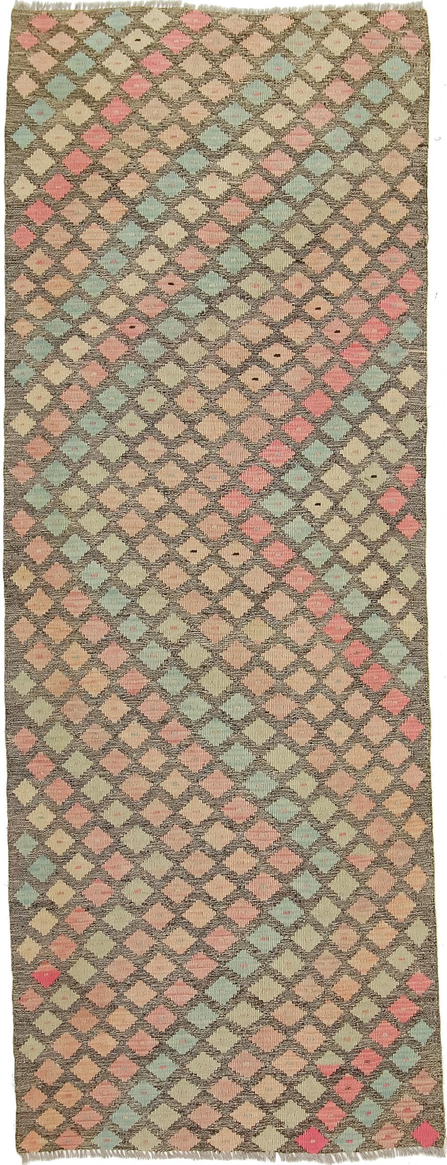 Tapis d'Orient Kilim Afghan tissé main tapis de course en laine 89x243