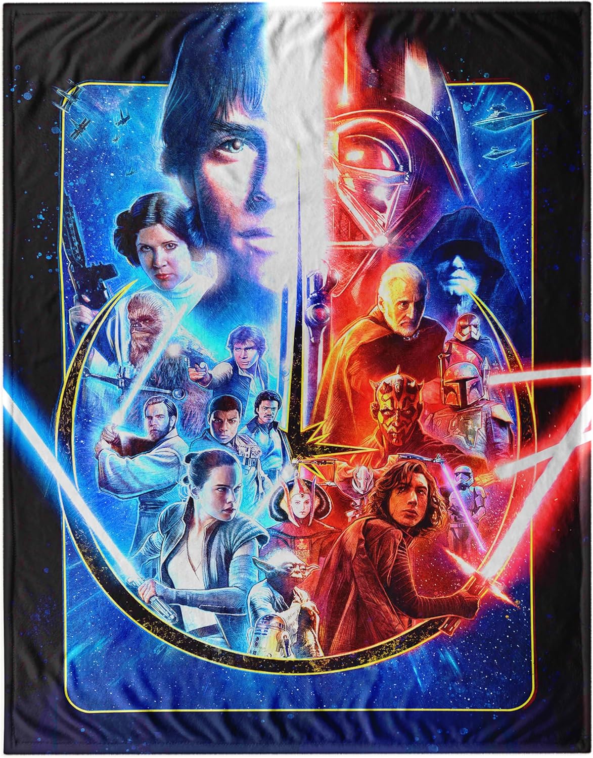 JUMANT Star Wars Blanket Fleece 60x45 Star Wars