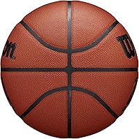 Vista 3 de WILSON NBA Forge Pro - Baloncesto en interiores y exteriores, marrón, tamaño 7-29.5 pulgadas