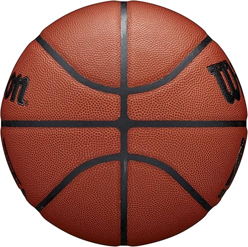 Vista 3 de WILSON NBA Forge Pro - Baloncesto en interiores y exteriores, marrón, tamaño 7-29.5 pulgadas