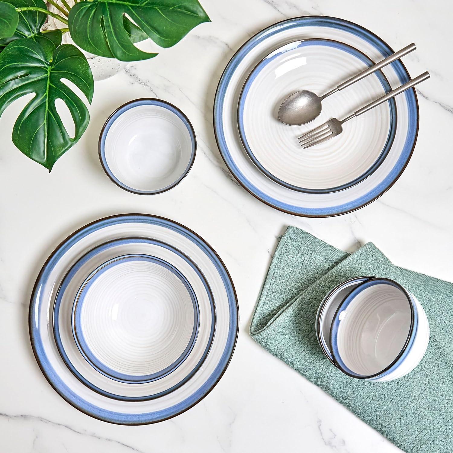 Sango Siterra Santorini 16-Piece Stoneware UK Ubuy