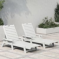 Vista 21 de WestinTrends Malibu Poly - Tumbona reclinable azul marino