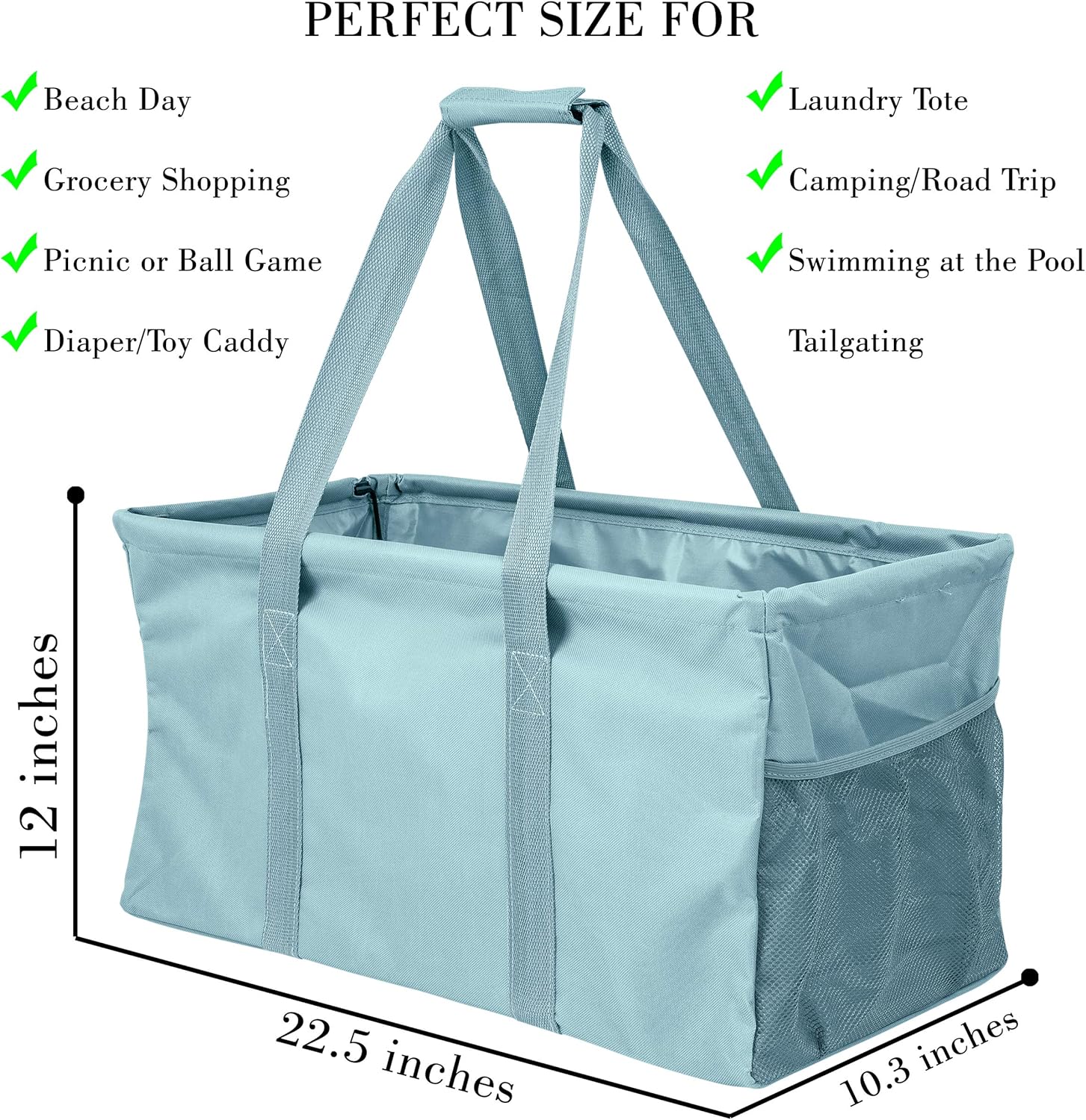 large rectangular tote bag
