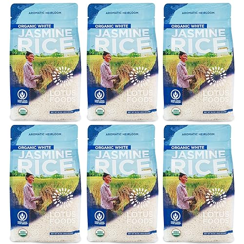 Miniatura 8 de Lotus Foods Arroz orgánico de jazmín marrón, 30 onzas, 2 unidades