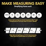 LEXIVON [2-Pack] 25Ft/7.5m AutoLock Tape Measure | 1-Inch Wide Blade with Nylon Coating, Matte Finish White & Yellow Dual Sided Rule Print | Ft/Inch/Fractions/Metric (LX-205X2)