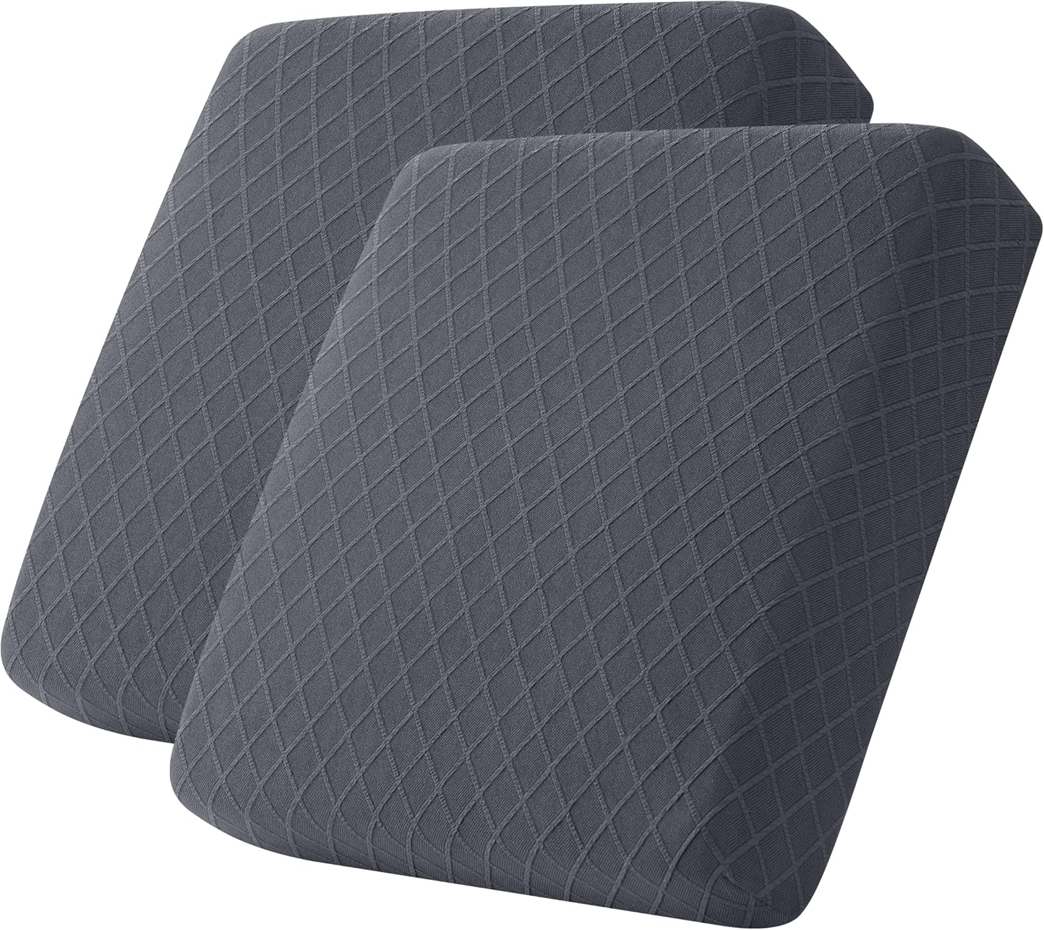 CHUN YI 2PC Stretch Diamond Lattice Couch Cushion Cover,Sofa Seat