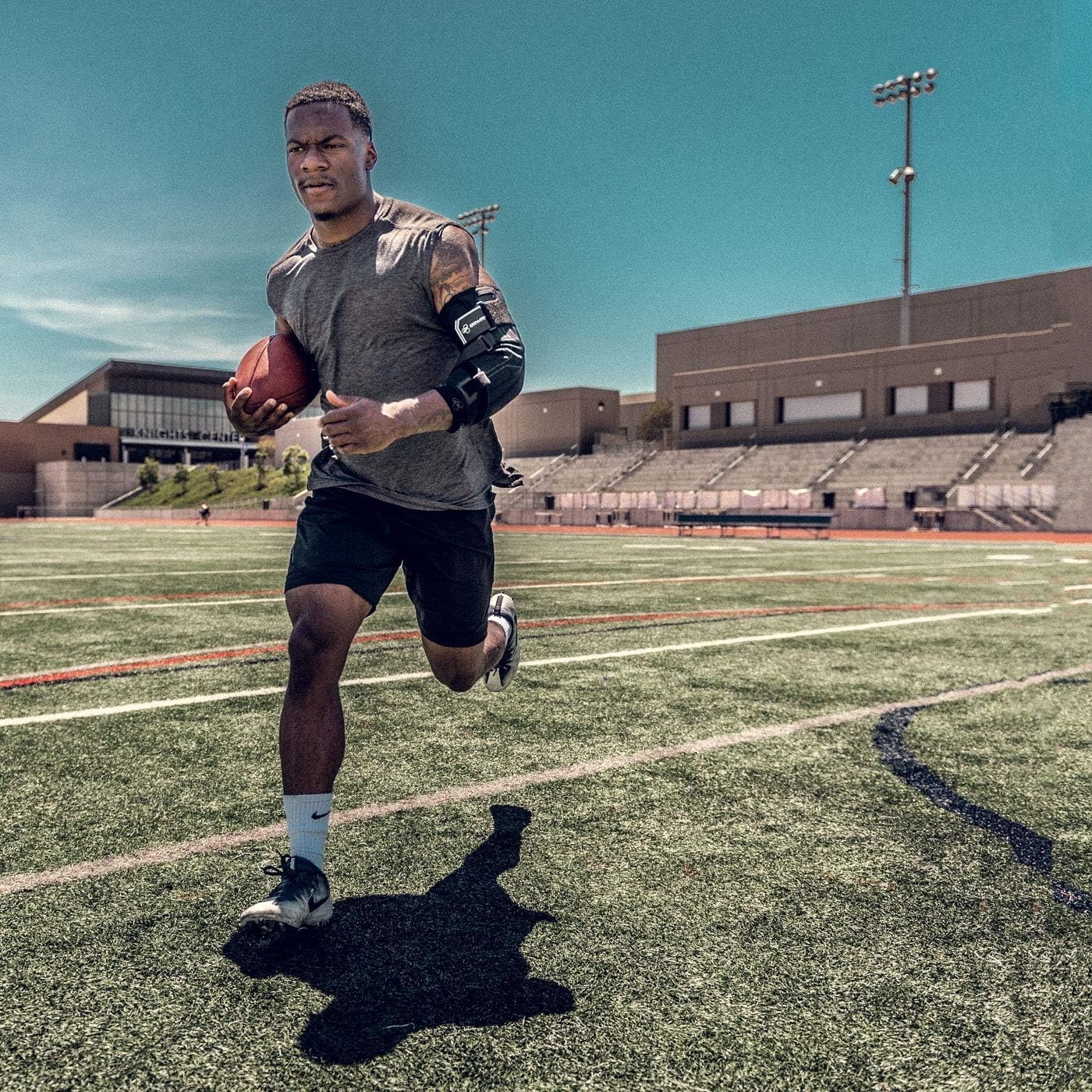 DonJoy Performance Bionic Elbow Brace II - Large - Maximum Hinged Support for Elbow Hyperextension, UCL, Tommy John Ligament Injury, Dislocated Elbow for Football, Lacrosse, Rugby, Basketball : Health & Household