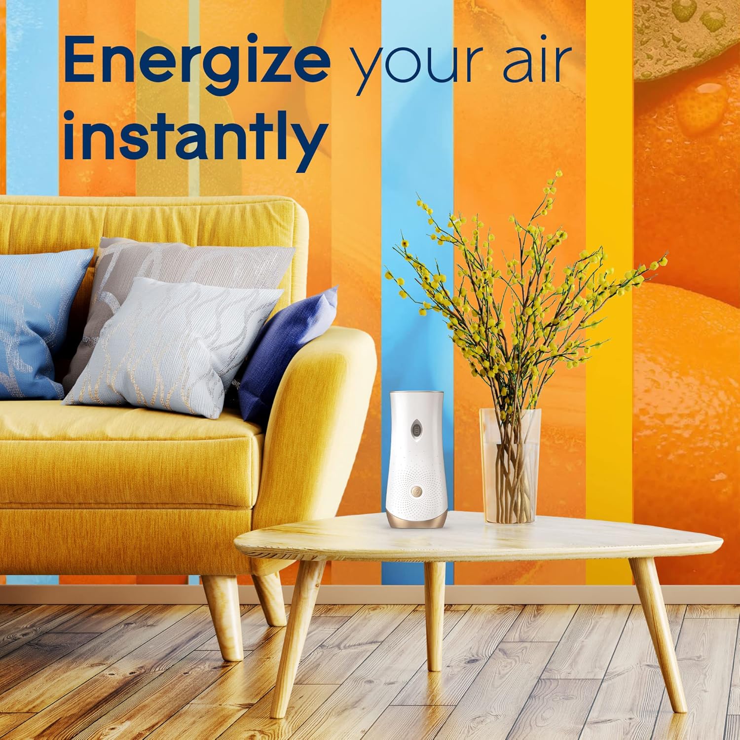 Glade Automatic Spray Refills, Air Freshener, Coastal Sunshine Citrus, 6.2 oz, 6 Count