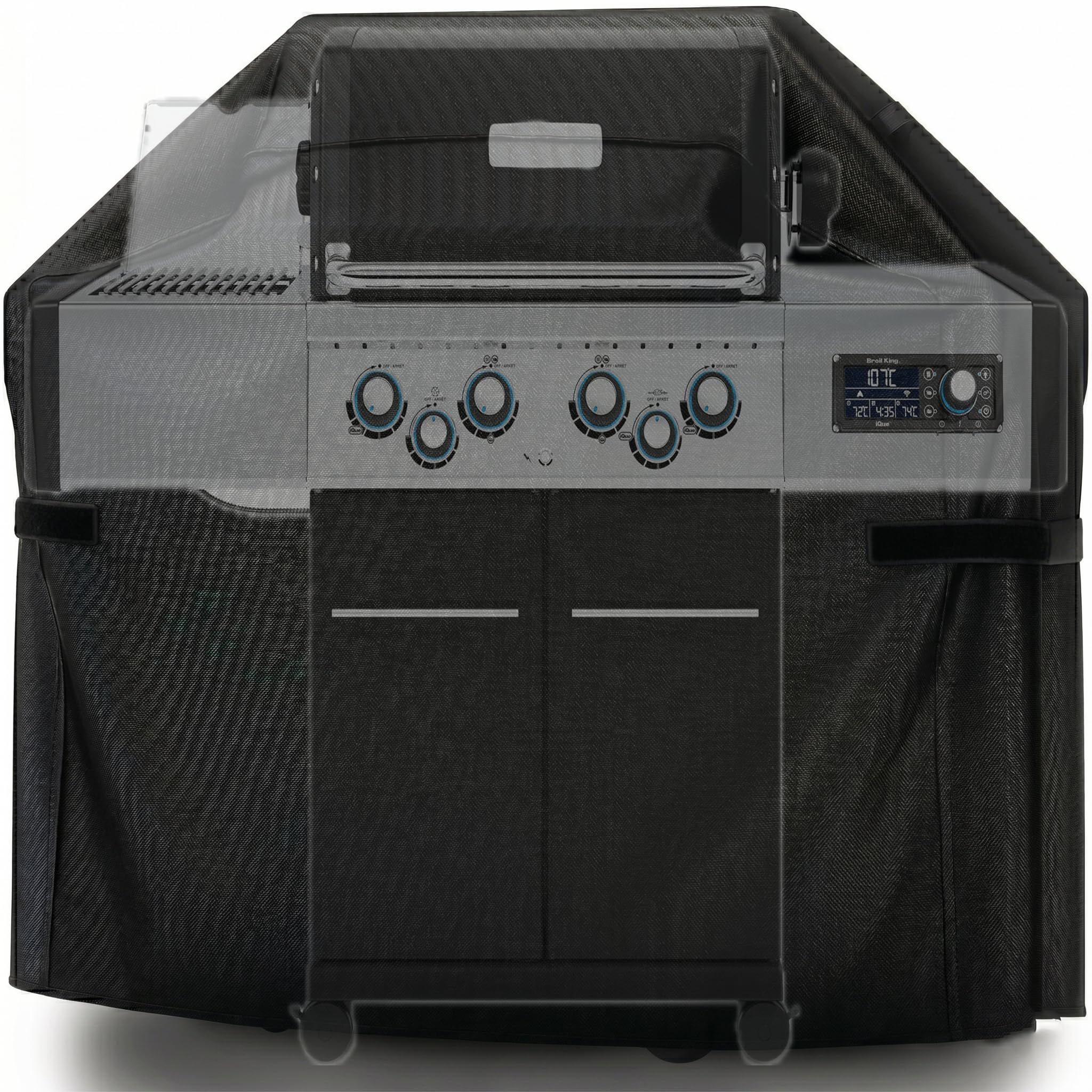Housse Broil King Regal Q490 en tissu OEKO-TEX cousu main en Europe