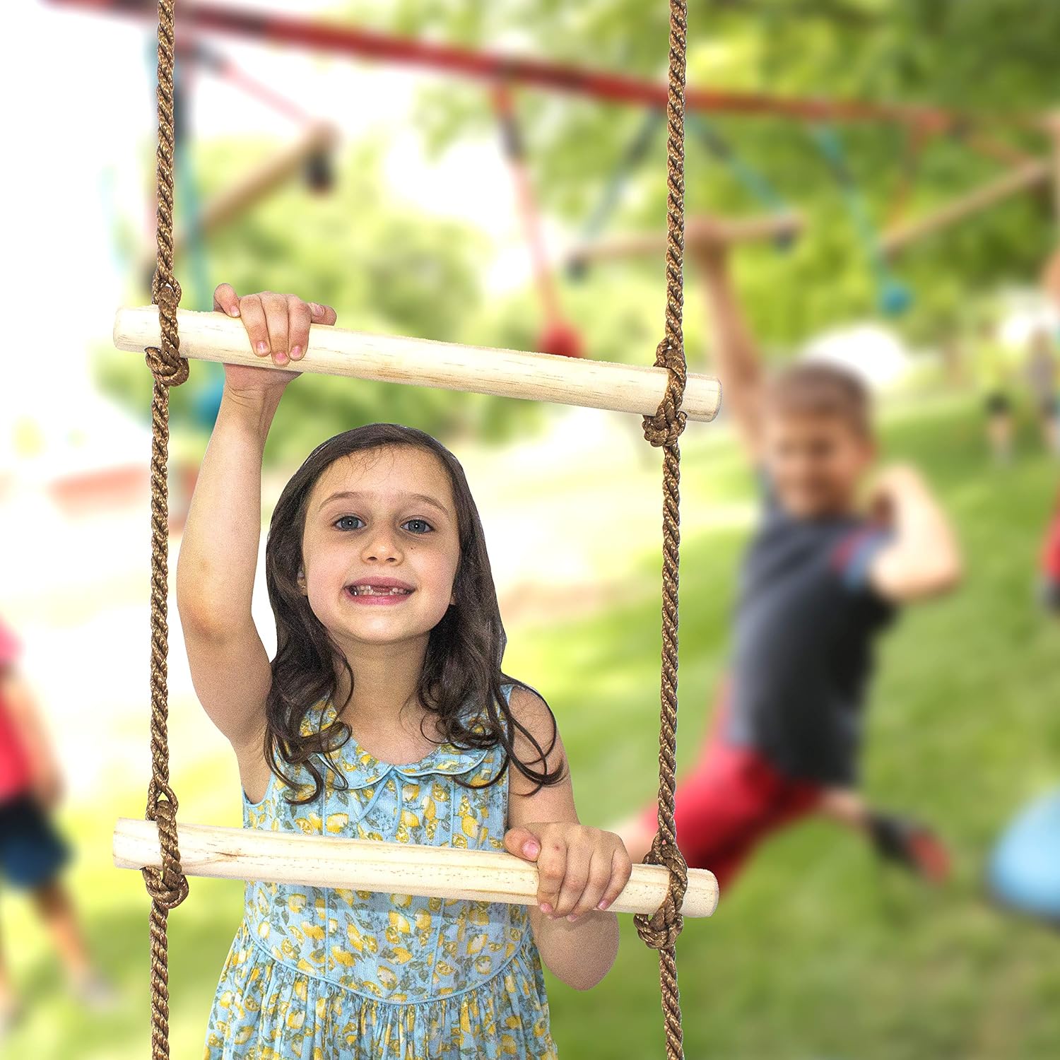 Amazon スキタルハンギング障害物エクステンション ニンジャリンキット 子供用の障害物コース すべての忍者キットのジップリン アウトドアゲームやスポーツアクティビティにフィット ブラウン 1 ジャングルジム ブランコ おもちゃ