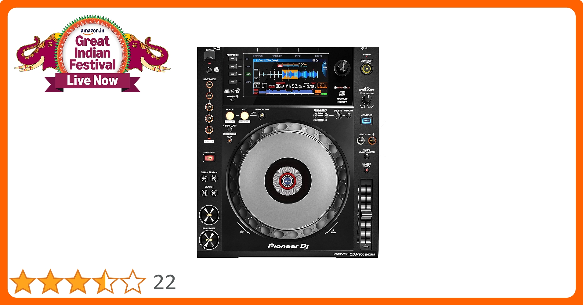 Pioneer Pro DJ CDJ-900NXS DJ Digital Media Player : Amazon