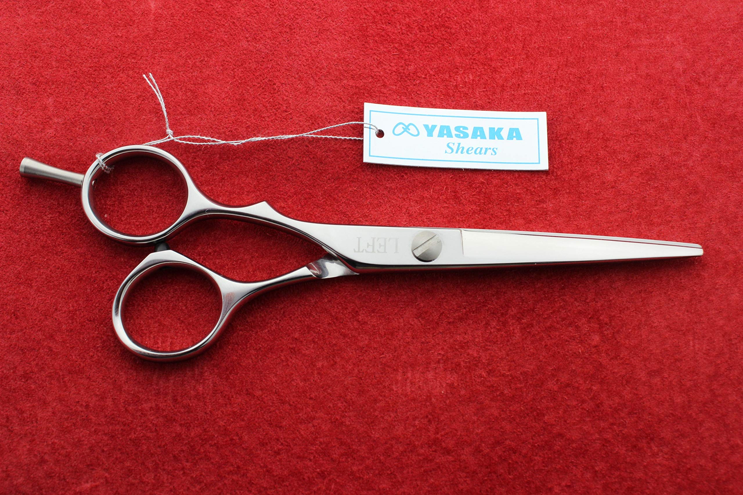 Ciseaux de coiffure Yasaka Left55 Cobalt pour sublimer vos salons